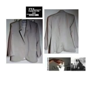 William Wai Designs 100% Silk Cream Skirt Suit